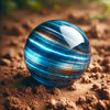 blue tiger's eye sphere