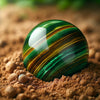 green tiger eye sphere