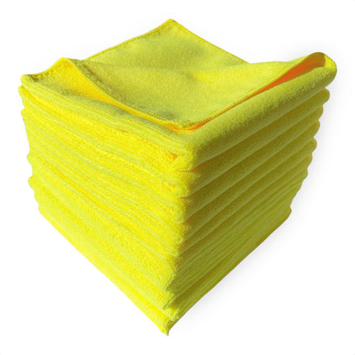 MaxShine 16x16 Yellow 380GSM Microfiber Towel 5 pack – Car Care Go