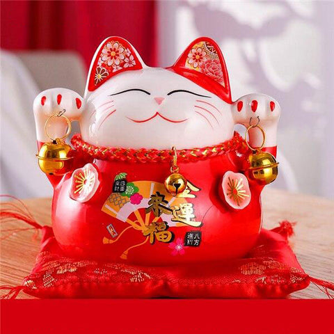 Petit chat porte bonheur Feng Shui de l'amour