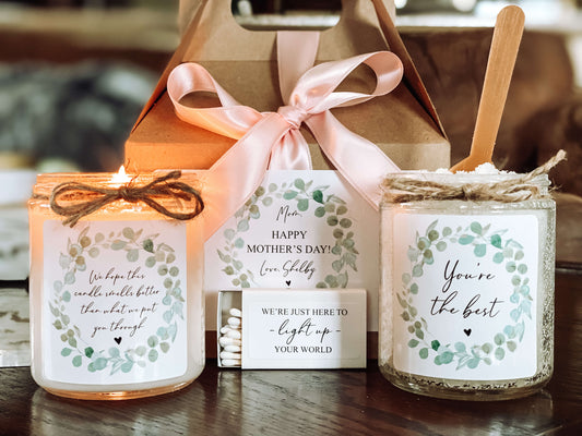 Mothers Day Gift Ideas Mothers Day Gift Set Mothers Day Candle Gift Set  Mothers Day From Daughter EB3250RSGMOM Mom GIFT SET 