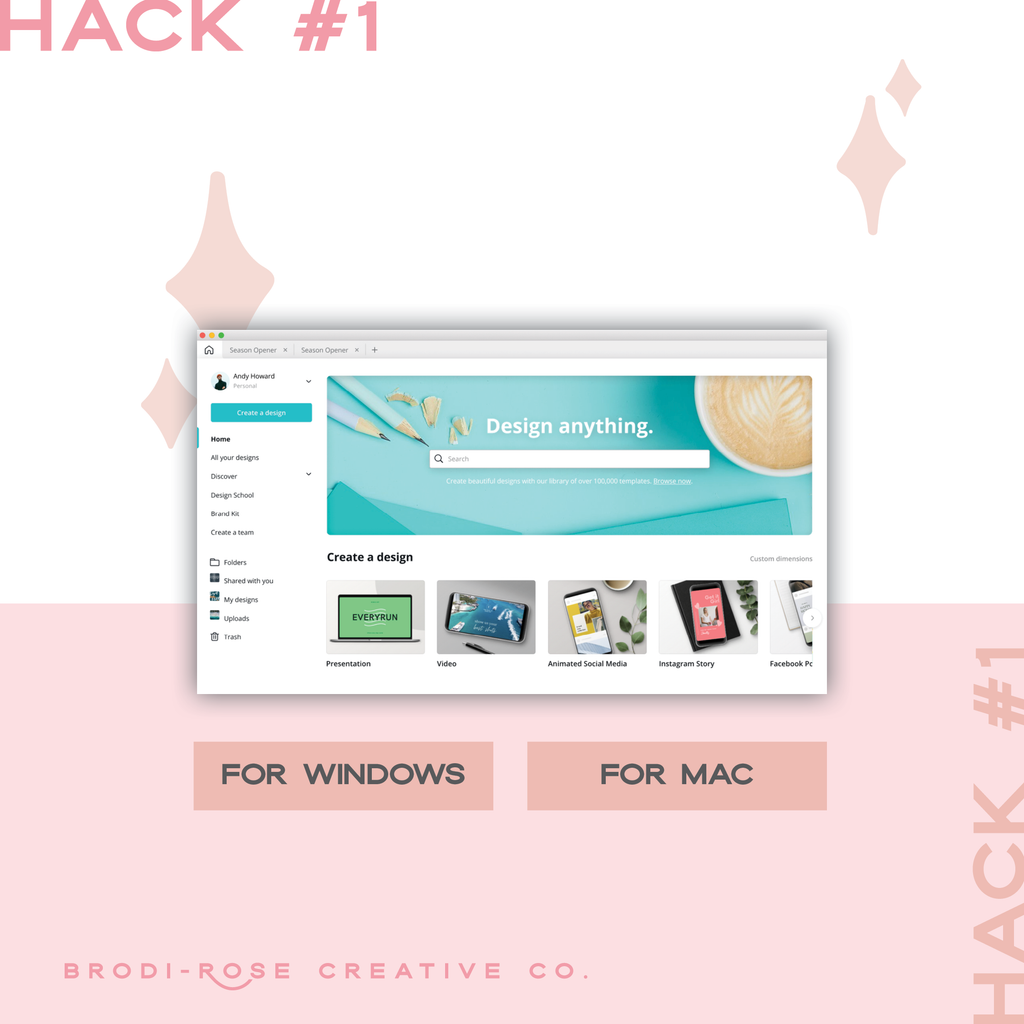 6 Canva Hacks for your Business | Brodi-Rose Creative Co