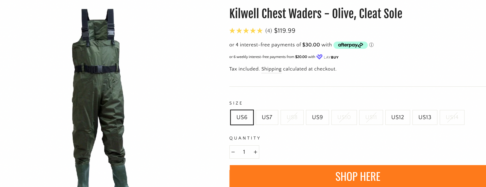 Kiwell Fly Fishing Waders