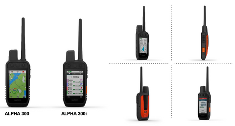 Garmin Alpha 300 Handheld Comparison