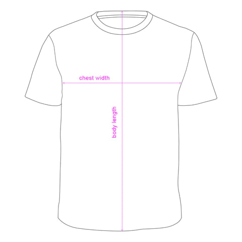 Furriends Tshirt Measuring Guide