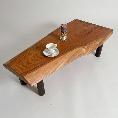 欅　一枚板　ローテーブル