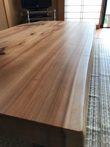 杉一枚板テーブル