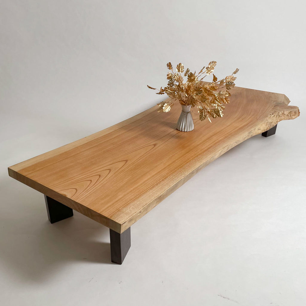 大人の上質 超高級木材使用 ヒノキ檜 一枚板 テーブル