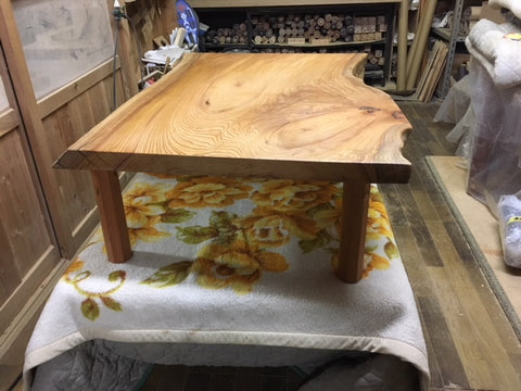 欅ローテーブル