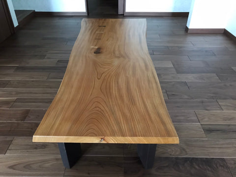 欅一枚板テーブル