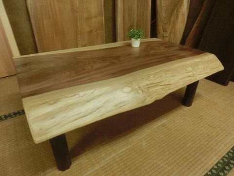 一枚板　吉野杉　ローテーブル