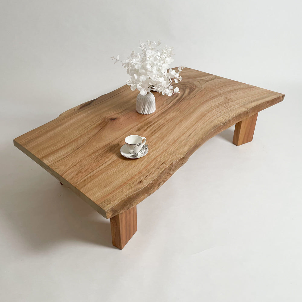 北海道手作り家具 ケヤキ（欅）材 一枚板座卓１３５０ | nate-hospital.com