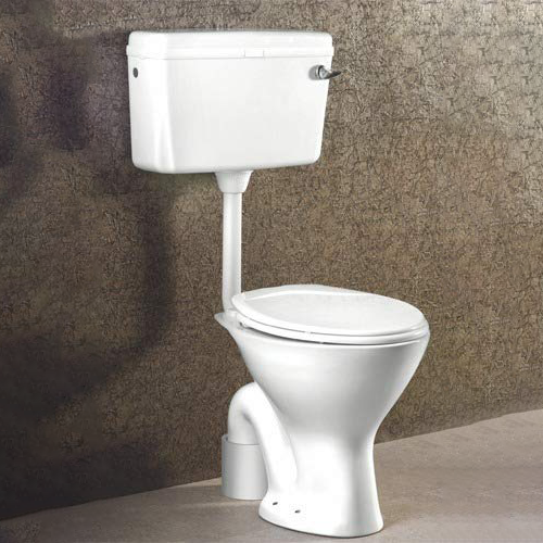 InArt Syphonic Toilet Floor Mounted One Piece Water Closet Ceramic Western  Toilet Seat/Western Commode Toilet Seat/European Toilet Seat for Lavatory