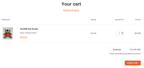 Cart Page