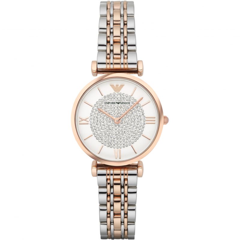 Ladies Emporio Armani Two Colour Watch – Little The Jewellers