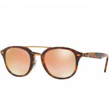 Load image into Gallery viewer, Ray-Ban RB2183-1127B9 Tortoise Square Pink Gradient Mirror Lens Sunglasses-Ray-Ban,Sunglasses
