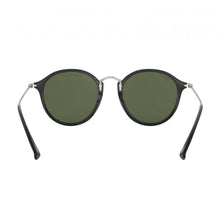 Load image into Gallery viewer, Ray-Ban RB2447-901/58 Black Silver Round Green Classic G-15 Lenses Sunglasses-GLOP
