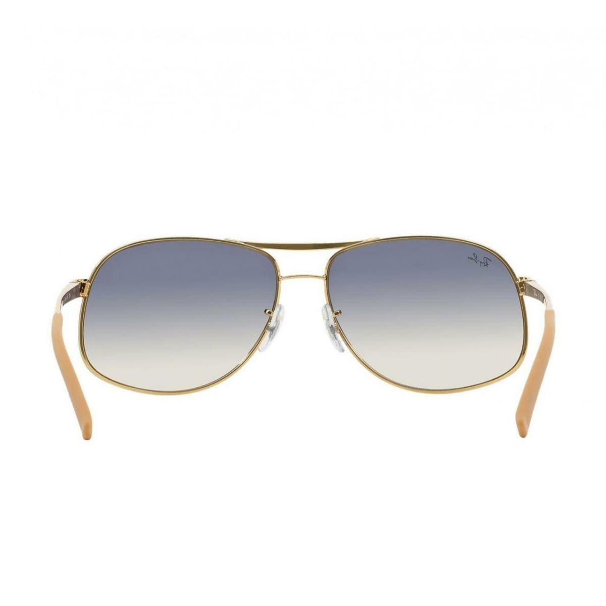 Ray-Ban RB3387-077/7B Gold Full Rim Blue Lenses Aviator Sunglasses Frames -  On sale @  – JoySwag