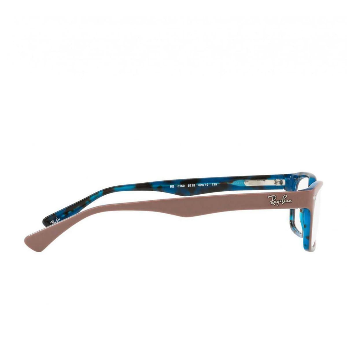 Ray-Ban RB5150 5715 Light Brown Rectangular Women’s Acetate Eyeglasses - On sale