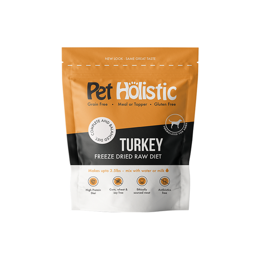 Pet Holistic Freeze Dried Canine Turkey Raw Diet 14oz