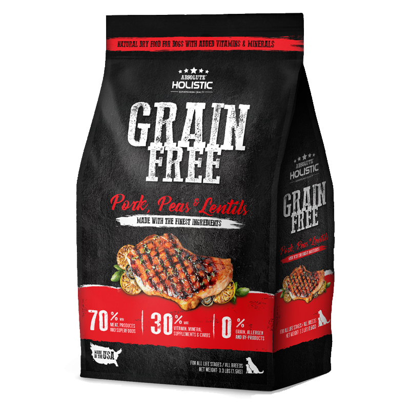 grain free pork dog food