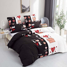Load image into Gallery viewer, High Quality Luxurious Printed Solid bedding sets 4-7pcs
