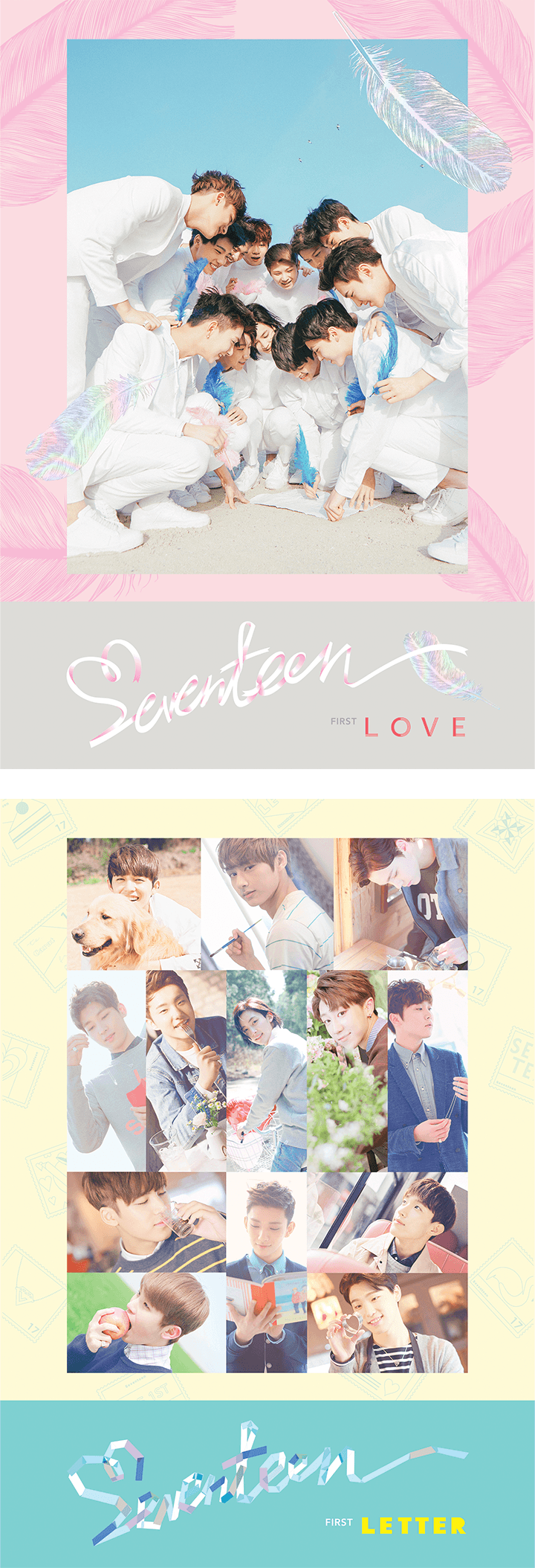 SEVENTEEN 1st Album : FIRST 'LOVE & LETTER' – KPOP2U_Unnie