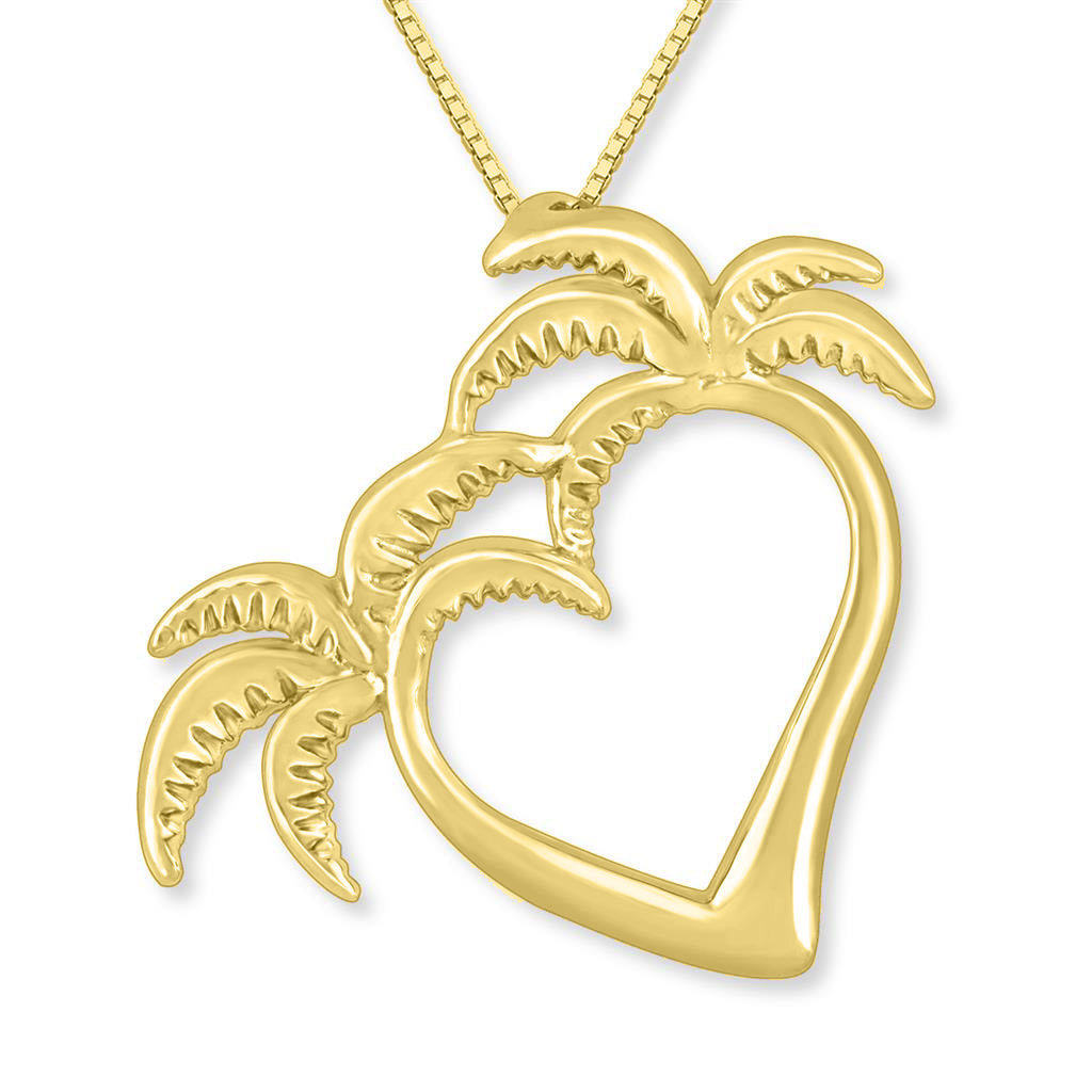 NA HOKU  K14 Palm Tree Pendant ダイヤ