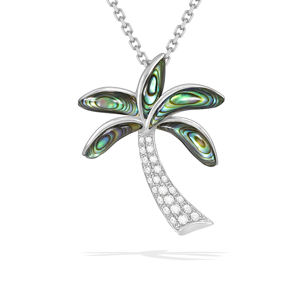 NA HOKU K14 Palm Tree Pendant ダイヤ | centurymotorinnfinley.com.au