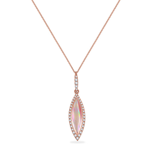 Kabana Lumière Pendant - 14K Rose Gold