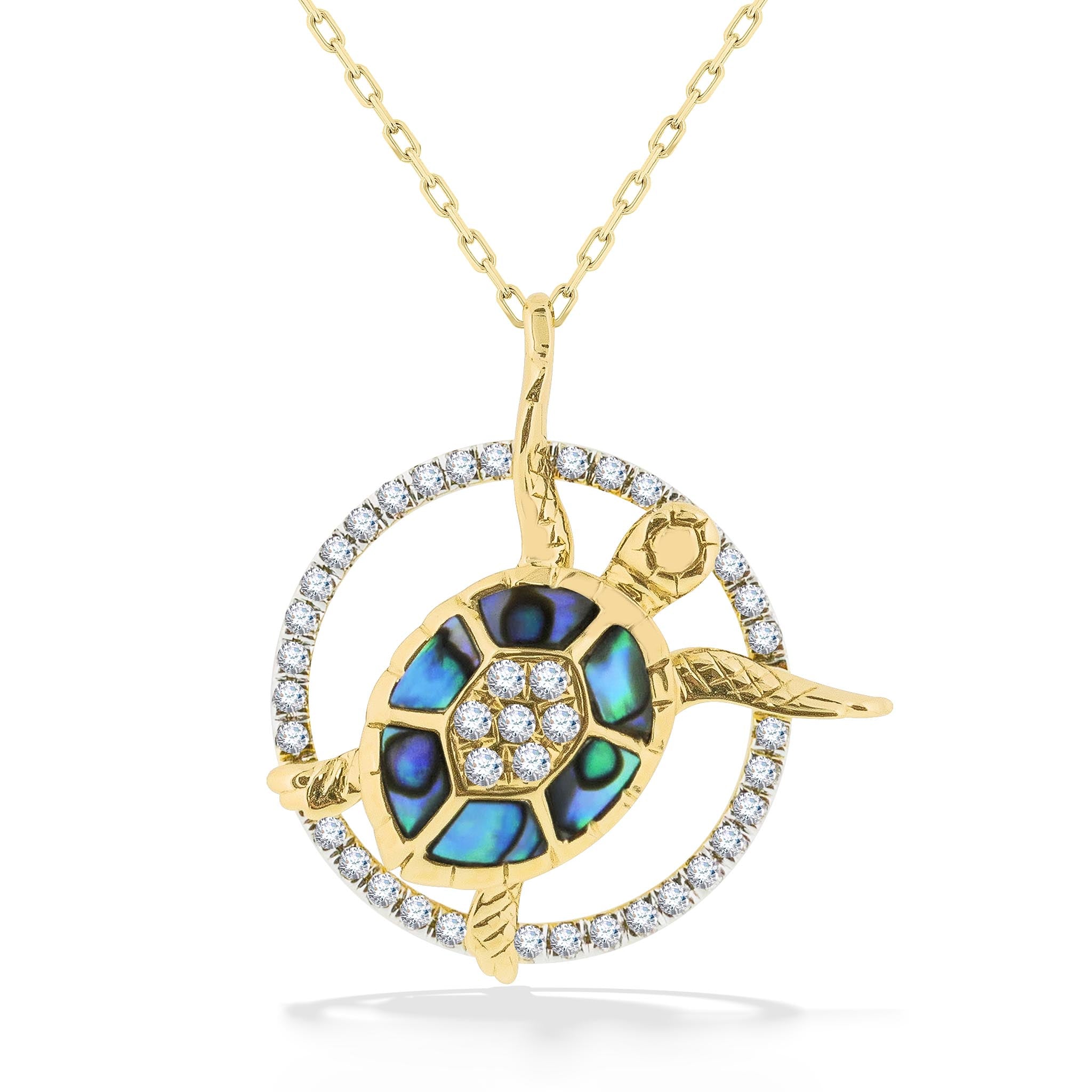 EFFY Diamond Accented Sea Turtle Pendant YCZAJ99D14 | Wesche Jewelers |  Melbourne, FL