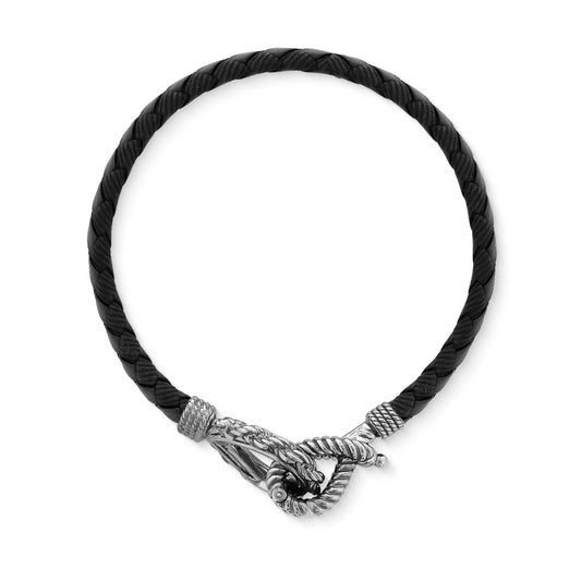 Bracelet perles bois homme marron elastique - Ninanina