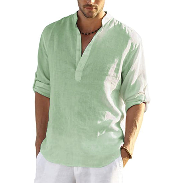 Camisa Masculina Gola Padre - AELSTORE