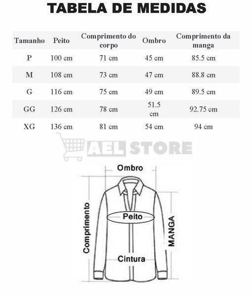 Camisa Masculina Mangas Compridas em Cetim - aelstore