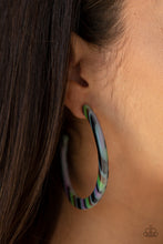 Load image into Gallery viewer, Paparazzi Earring - HAUTE-Blooded - Green

