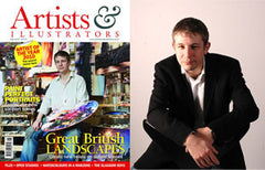 Mark Braithwaite on the cover of Artist & Illustrator magazine
