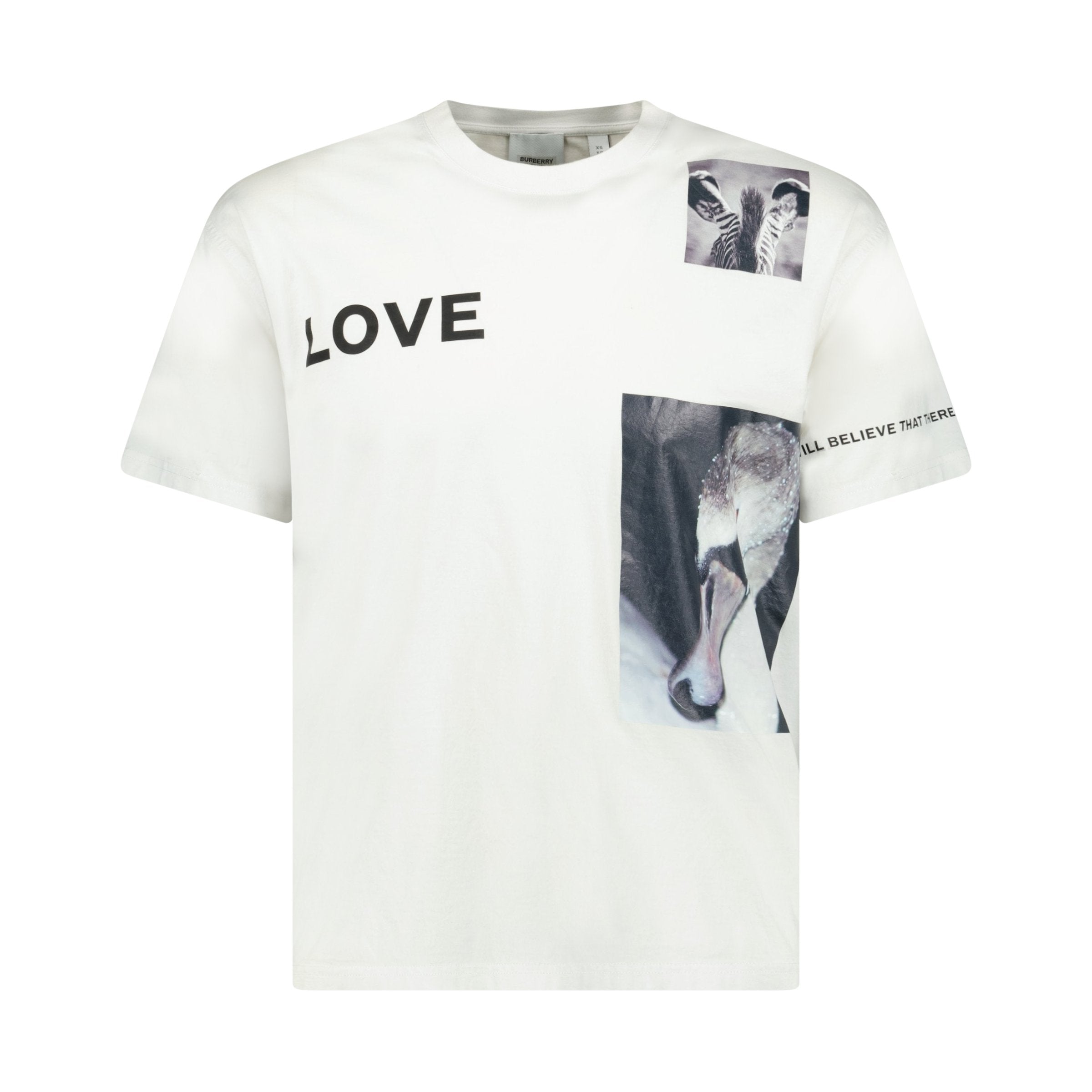 BURBERRY LOVE T SHIRT WHITE | affluentarchives - Used Designer Clothing  Outlet sale Under RRP