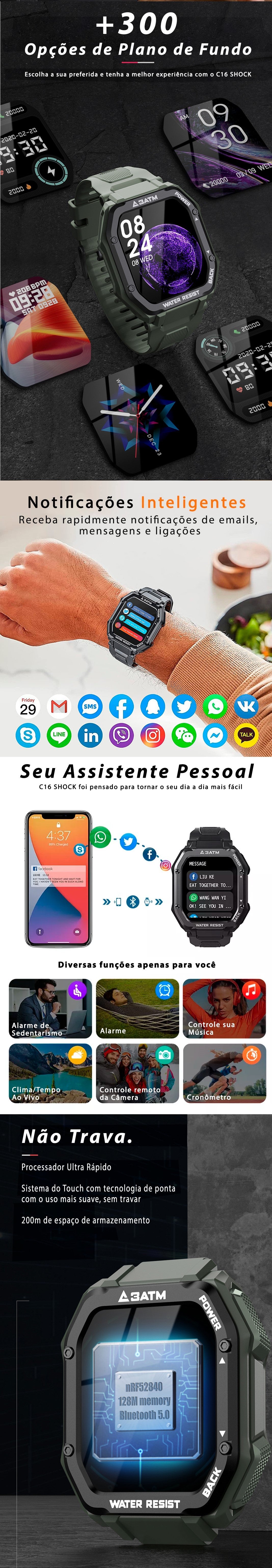 C16 Rock - Smart Watch