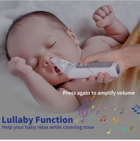 Nasal Aspirator for Baby, Electric Baby Nose Sucker, USB