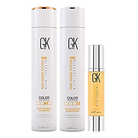 GK Hair Global Keratin Moisturizing Shampoo 300ml For Dry Damaged Rough  Frizzy Hair  No Sulfate No Paraben
