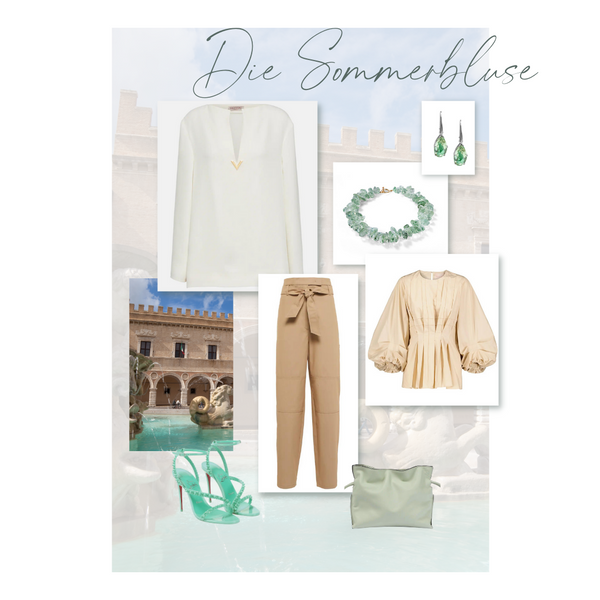 Sommer Fashion und Schmuck Trends - Die Sommerbluse