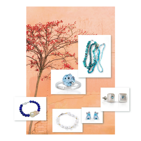 the blue escape jewelry - Pantone Color of the Year 2024 - Stylingstipps