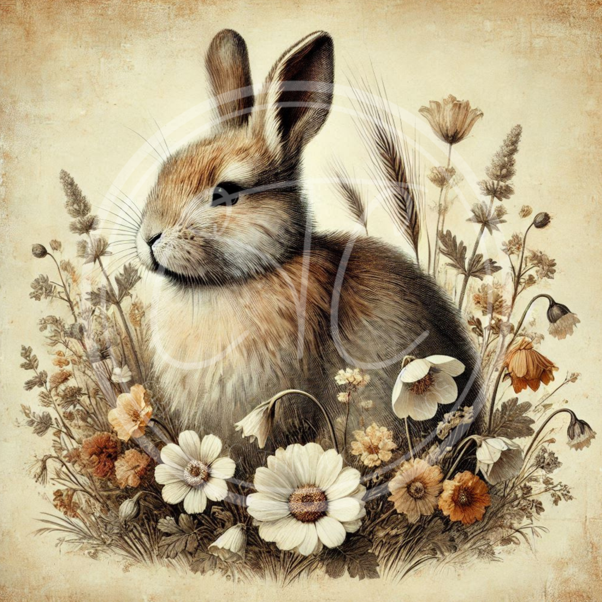 4 Bunny Printables Set 1