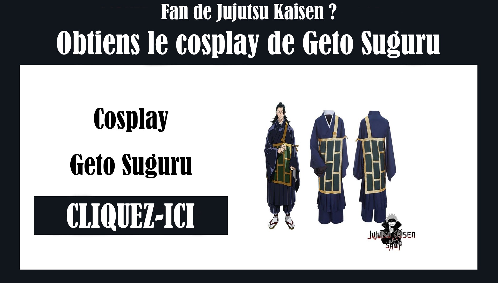 cosplay de geto suguru