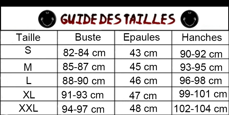 guide des tailles