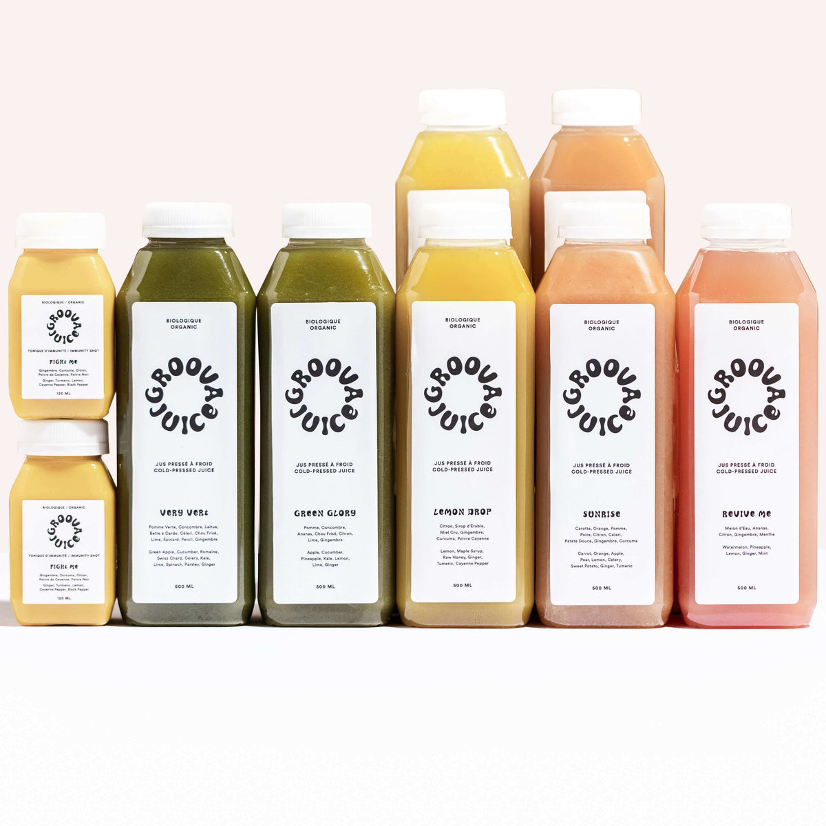 3 Day and 5 Day Juice Cleanses – Groova Juice