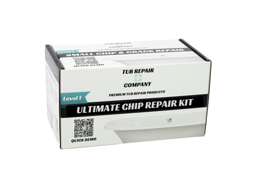 Tub Repair Kit for Floor Crack Repairs on Fiberglass and Acrylic