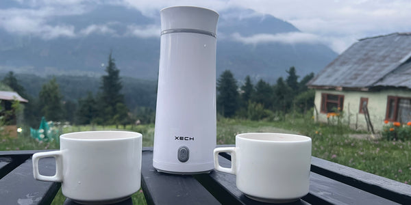 XECH Portable Travel Kettle Electric Thermos Flask Water Bottle that can Boil Water Hydro boil