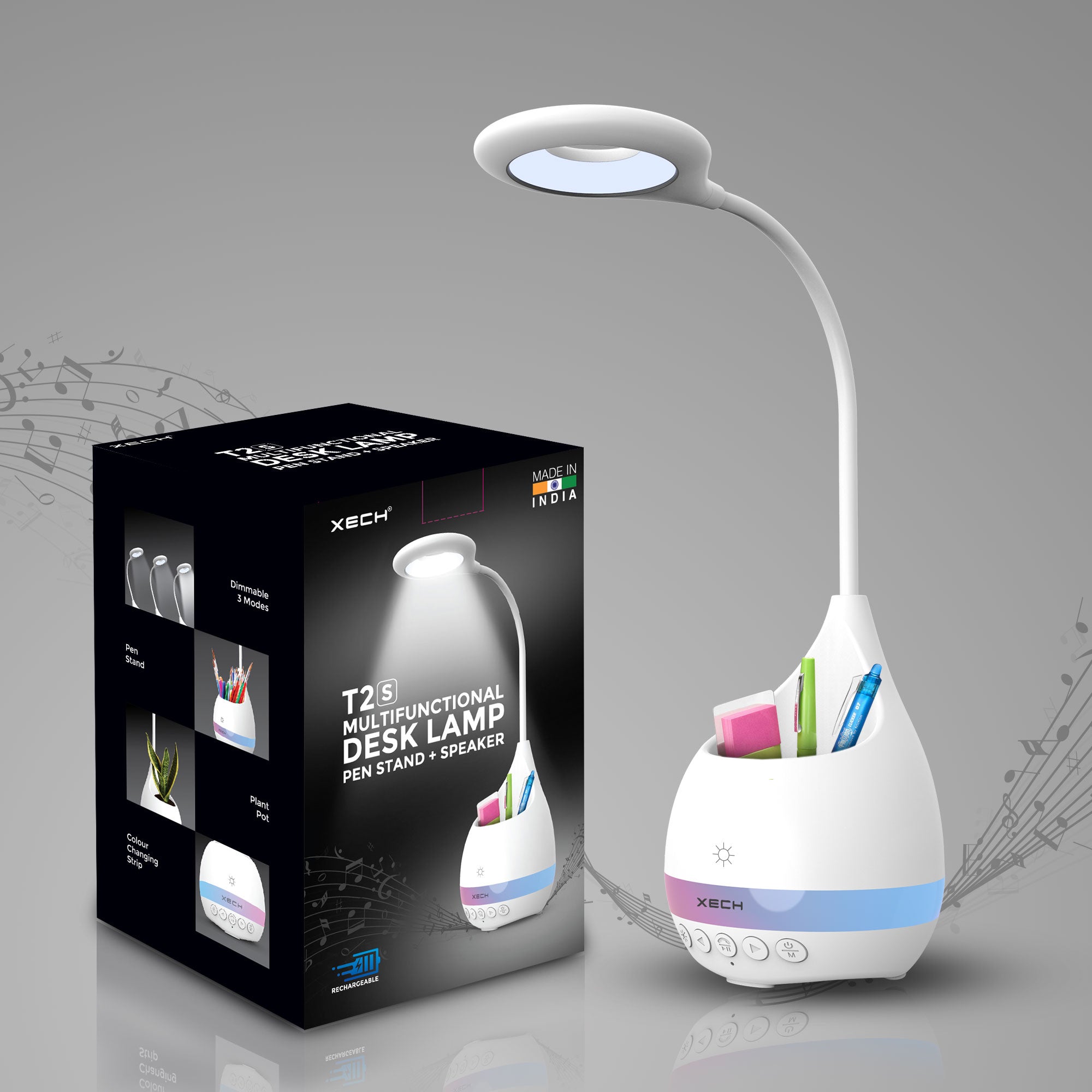 xech smart lamp with speaker