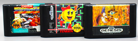 Sega Genesis Video Game Cartridges